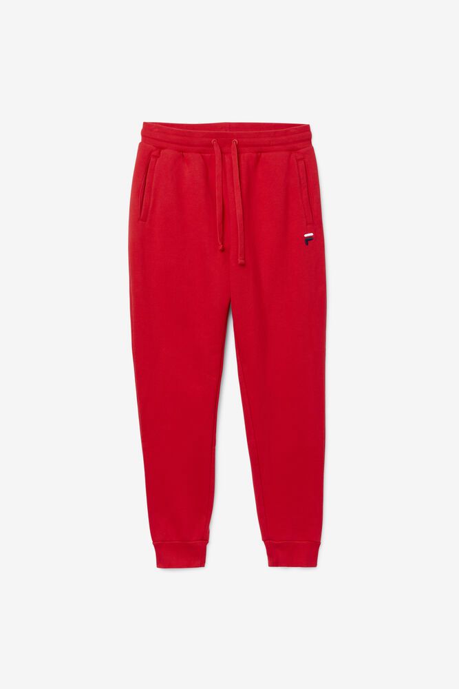 Fila Pants Mens Red Batul Jogger - Ireland 09451-CKTV